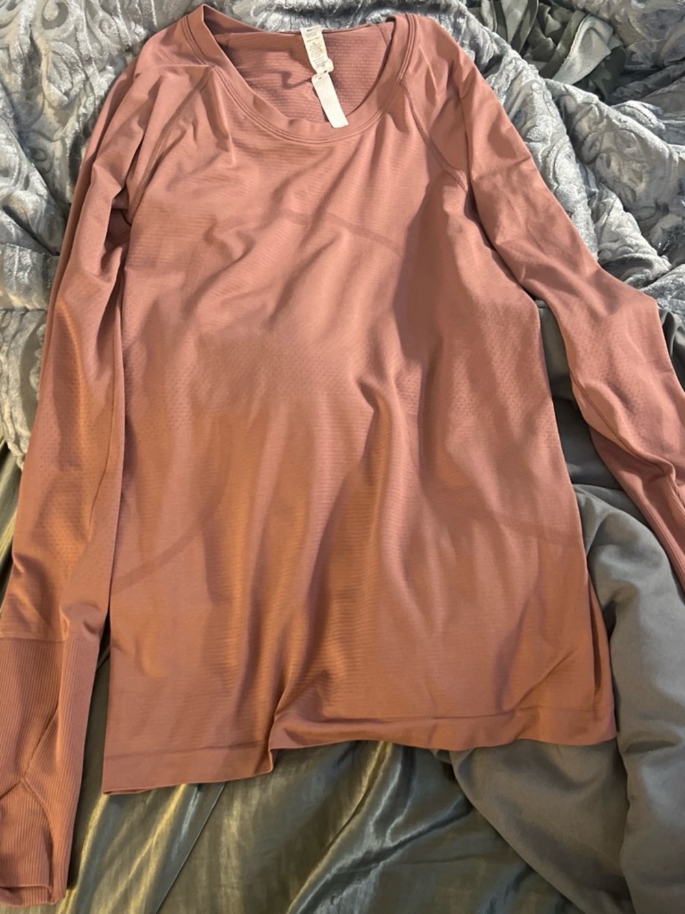 lululemon athletica Long Sleeve Crew in Dusty Rose